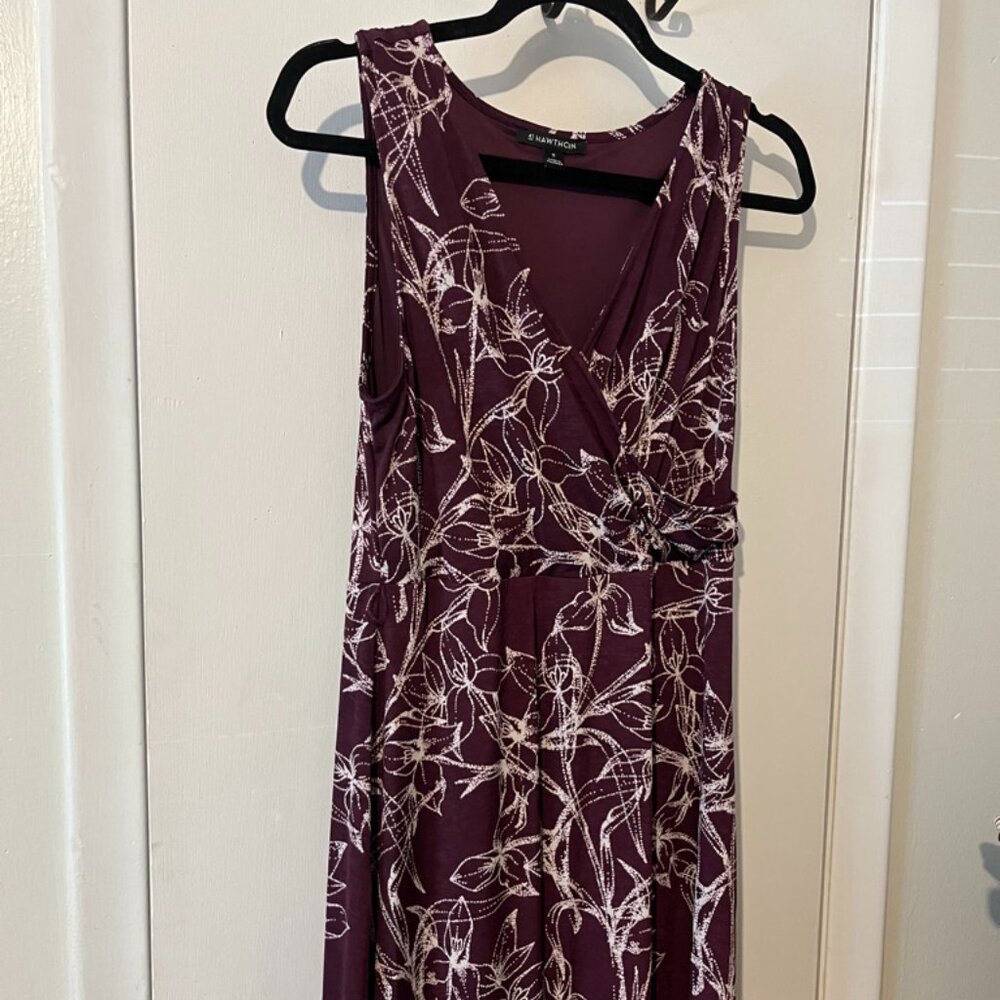41HAWTHORN V-NECK SLEEVELESS DRESS SZ M